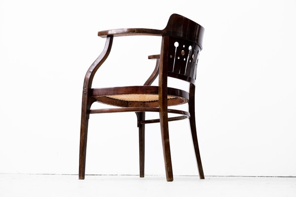 Art Nouveau Armchair by Gustav Siegel for Thonet, 1890s for