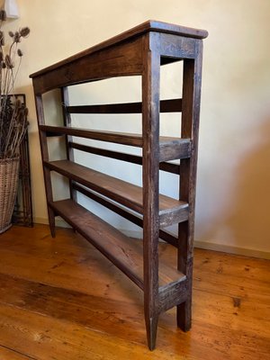 Antique French Oak Bakers Rack 1800 for sale at Pamono