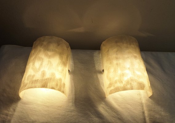 Lampade Da Parete Stile Anni '50 - Set Di 2, Bianco E Nero, Regolabili, In Ottone E Metallo - Foto 4