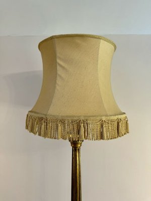 Victorian French Carved Gilded Standard Lamp, 1860s for sale at Pamono