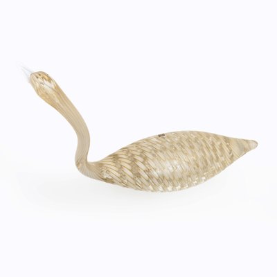 Mid-Century Modern Murano Blown Glass Swan by Licio Zanetti, 1950 