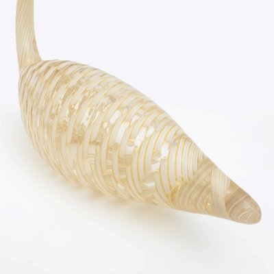 Mid-Century Modern Murano Blown Glass Swan by Licio Zanetti, 1950 