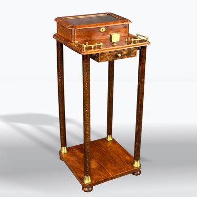 antique tobacco table Brown Cigar Table, 1920s for sale at Pamono