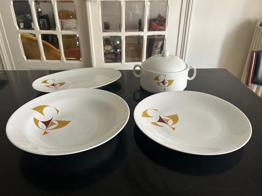 Vintage Porcelain Dishes 1970 Set of 4
