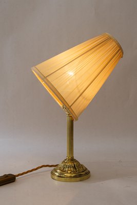 Lampada Da Tavolo Classica A LED Con Paralume In Tessuto Bianco E Base Argento: Touch Dimmerabile, E14, 18 Cm