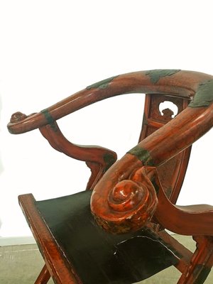 Japanese Temple Scholars Chair, 1890s for sale at Pamono Japanese Temple Scholars Chair, 1890s for sale at Pamono