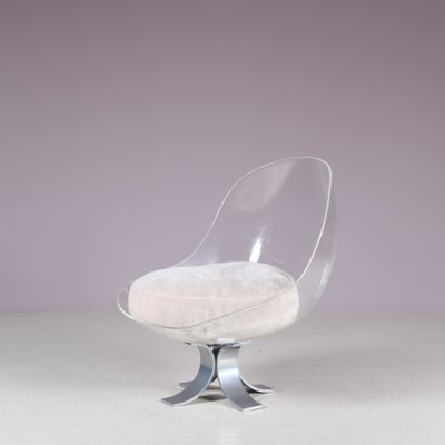 Acrylic Glass Lounge Chair by Michel Pigneres, 1970 for sale at Pamono