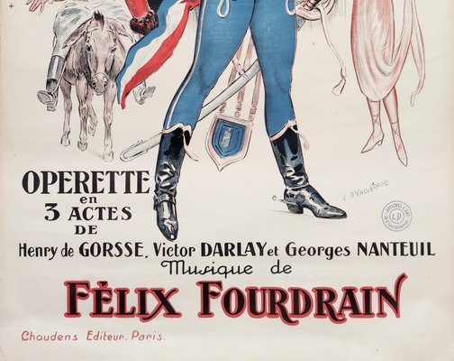Vintage Denis Bermond French Exhibition Poster Vintage Denis Bermond French Exhibition Poster