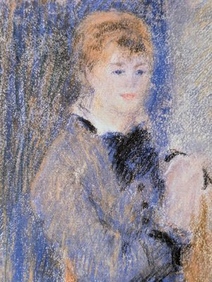 chinese dress ladies The Blue Lady by Pierre-Auguste Renoir main image 1