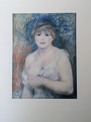 Pierre-Auguste Renoir, Portrait of Jeanne Samary, Lithograph for
