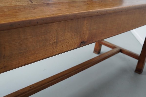 Antique Elm Kitchen Table - 19th Century Antique Elm Kitchen Table - 19th Century