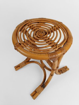 Bamboo cane stool discount