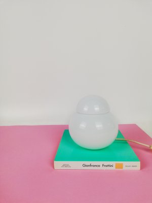 Vintage Opaline Daruma Table Lamp by Sergio Asti for Candel Vintage Opaline Daruma Table Lamp by Sergio Asti for Candel