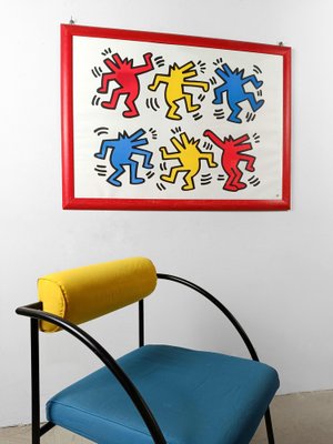 Poster of Dancing Dogs after Keith Haring from Nouvelles Poster of Dancing Dogs after Keith Haring from Nouvelles