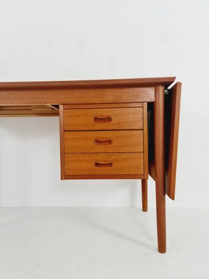 Teak Drop Leaf Desk,Expandable by Arne Vodder for H. Sigh Teak Drop Leaf Desk,Expandable by Arne Vodder for H. Sigh