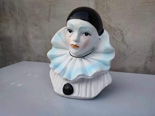 Harlequin Porcelain Figure from Pierrot, 1970s for sale at Pamono