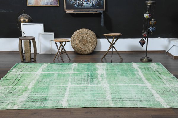 83.5×40 \"Green sea” ViNTAGE TURKiSH RUG Amazon.com: Fame Living Green Oushak Rug, Modern, Vintage