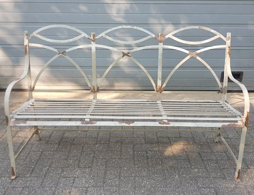 French Style Garden Bench for sale at Pamono