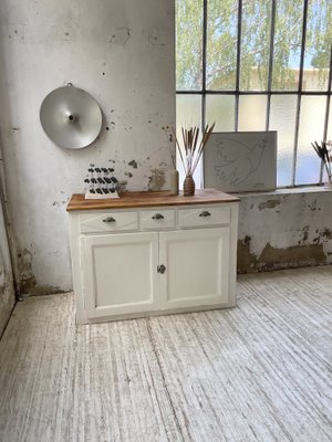 Weißes Vintage Patina Sideboard, 1950er bei Pamono kaufen