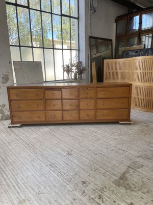 Golden Oak Sideboard, 1950s for sale at Pamono