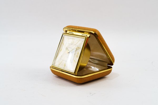Alarm & Travel Clocks - Europa 2 Jewels Vintage Travel Alarm Clock, Working as per photo was