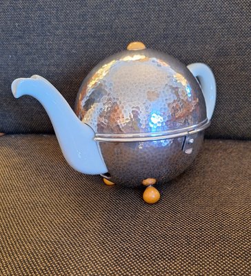 Vintage Art Deco German Cream-white Porcelain Spherical