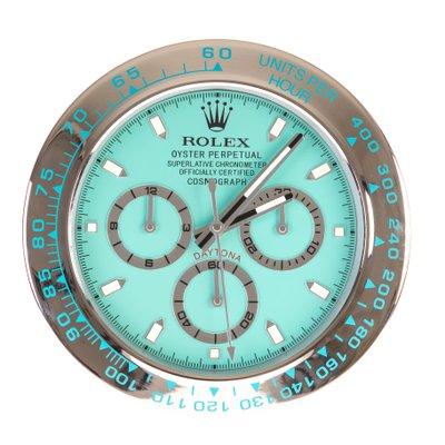 Oyster Perpetual Tiffany Blue Daytona Wall Clock from Rolex