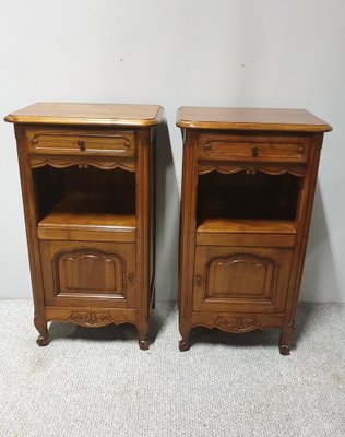 Vintage Cherry Bedside Tables, Set of for sale at Pamono