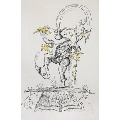 Salvador Dalí lithograph 限定175 The Lobster Quadrile