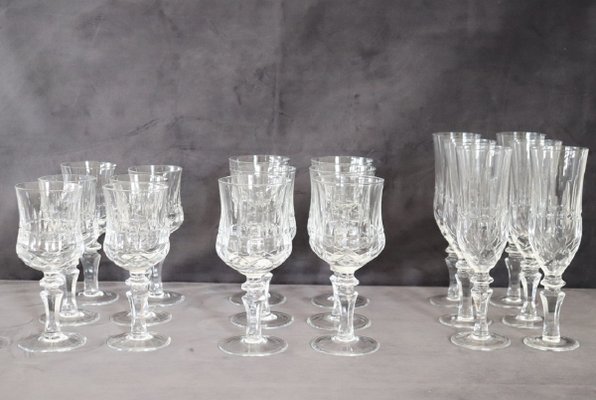 Kristallgläser, 1970er, 18 . Set bei Pamono kaufen