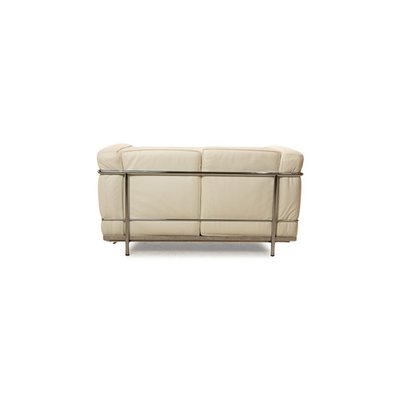 Leather Lc 2 2 Seater Sofa by Le Corbusier for Cassina for sale at Pamono