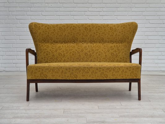 Vintage Danish Two-Seater Sofa by Søren Hansen for Fritz Hansen, 1960s