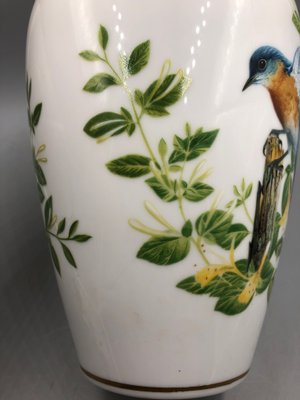The Bluebirds of Summer Vase in Porcelain by A.J. Rudisill