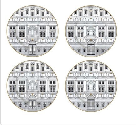Cosy & Trendy Plate Délirio 6 Assortis-D23.5 Cm-6 - Set Of 6