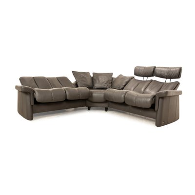 Black Legend Leather Corner Sofa from Stressless for sale at Pamono