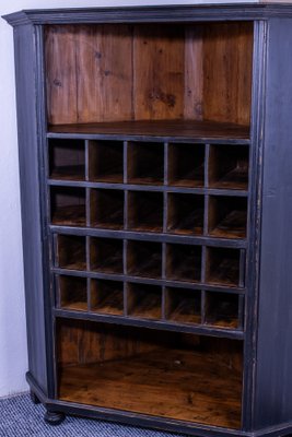 Pine Corner Cabinet Wine Rack for sale at Pamono