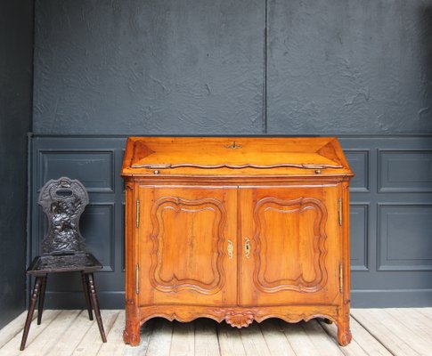 Late 18th Century French Cherry Wood Baroque Secretary for sale at