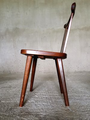 Vintage Swedish Dining Chairs in Oregon Pine by Cabinetmakers Karl