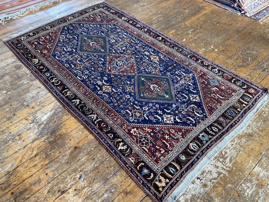 Antique qashqai rug最終値下げ！ Hand-Knotted Antique Persian Qashqai Rug - Ref: 12632 - 385
