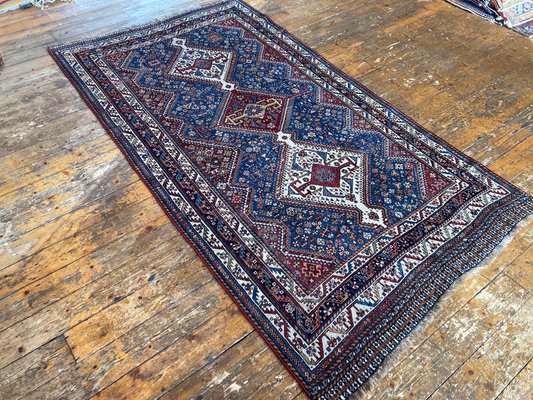 Antique khamse qashqai rug