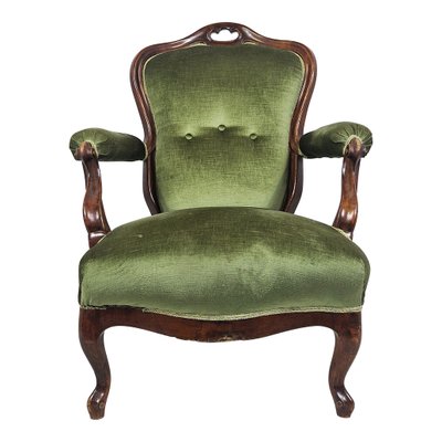 Louis Philippe Wooden Armchair, 1890s