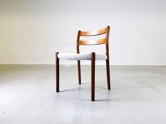 Mid-Century Model 84 Dining Chairs by Niels O Moller J.L. Møllers 