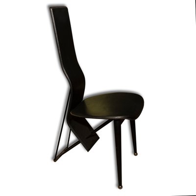 Dossier Haut 2 Au De Chaises Vintage En Salon CuirItalie1980sSet ygYf67vb