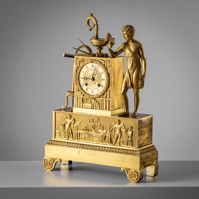 Mantel Clock with Allegory of the Sciences, France, 1830s for sale