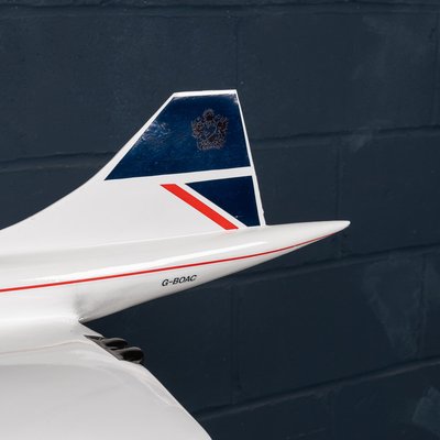 Large British Airways Concorde Model by Space Models