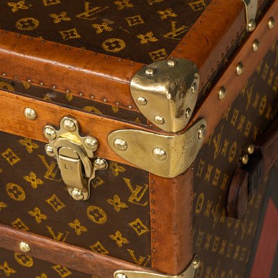 20th Century Louis Vuitton Trunk in Monogram Canvas, France, 1930s