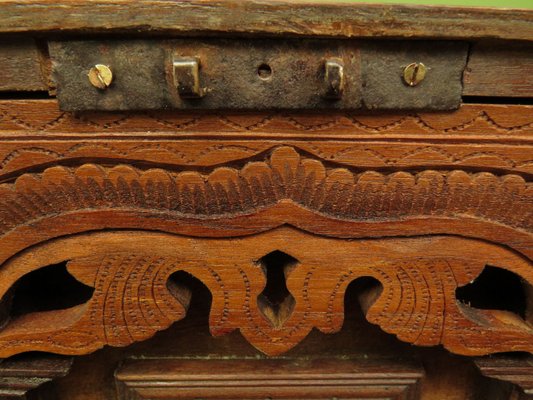 アンティーク Mandalay Box マンダレーボックス 金属装飾