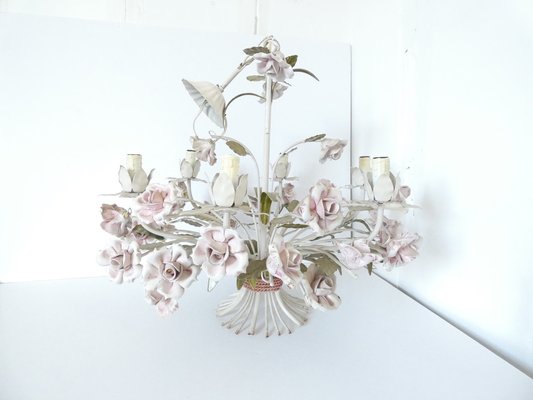 French Tole Chandelier French Tole Chandelier