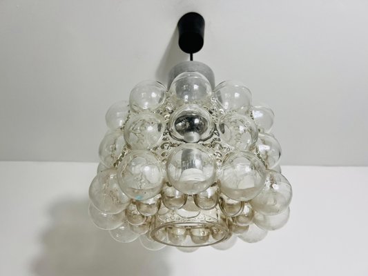 Bubble Glass Pendant Lamp by Helena Tynell for Glashütte Limburg