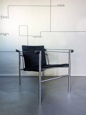 Early LC1 Chair by Le Corbusier, Pierre Jeanneret & Charlotte